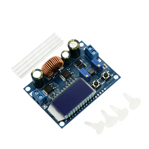 DC-DC Buck Boost Converter Module 5.5-30V To 0.5-30V 4A 35W Adjustable Step Up Down Voltage Regulator LCD Digital Voltmeter