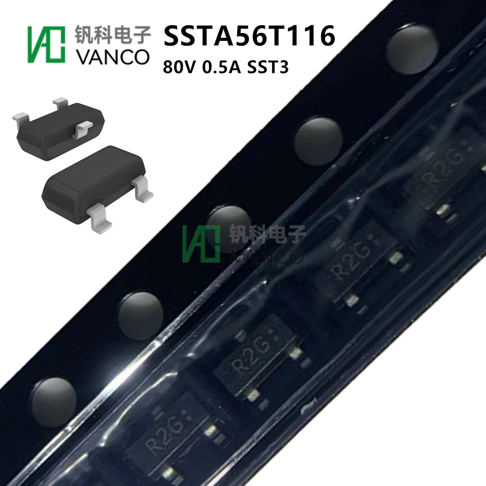 20Pcs Kit SSTA56T116 Trans Pnp 80V 0.5A SST3 In Sctock