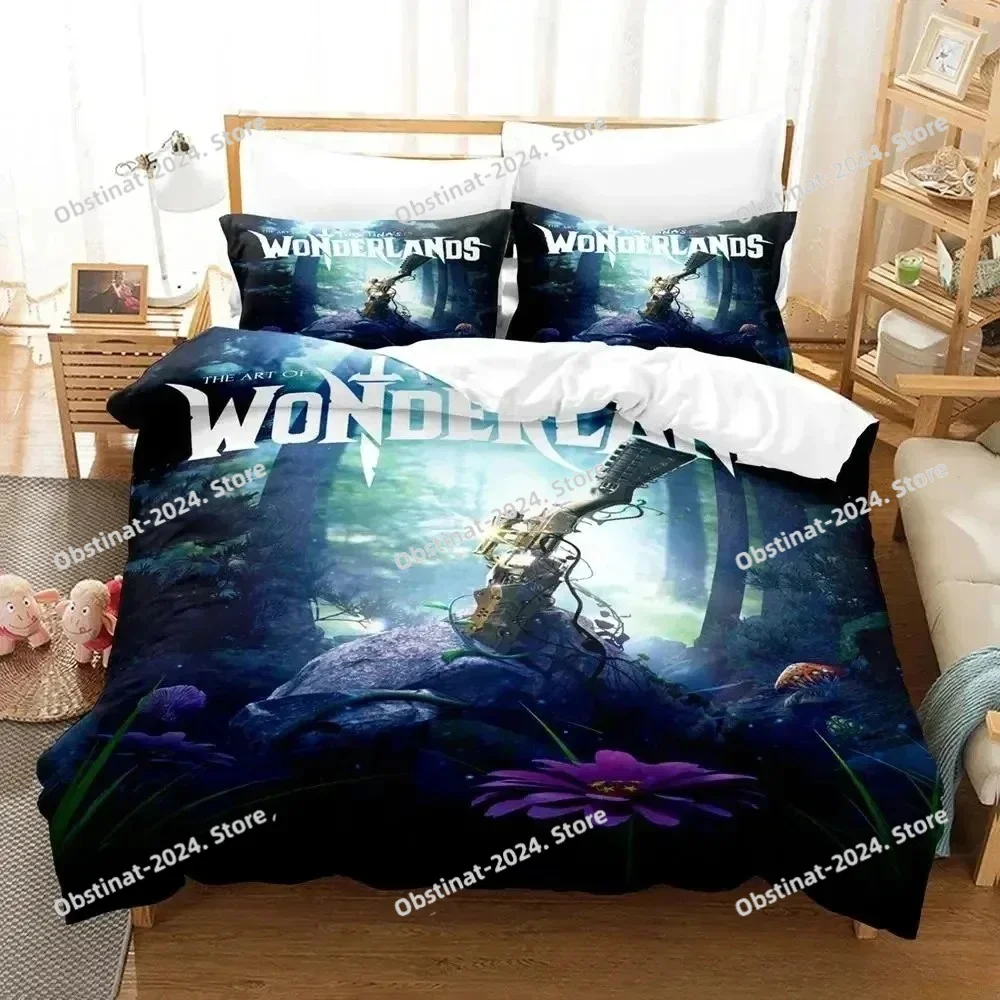 2023 Game Tiny Tina's Wonderlands Bedding Set Single Twin Full Queen King Size Bed Set Adult Kid Bedroom Duvet cover Sets Anime - view 4