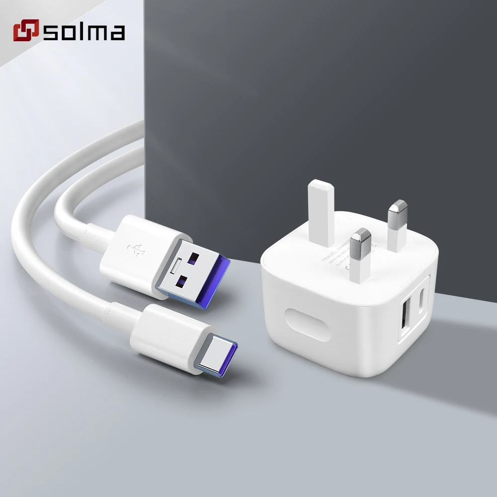 PD+USB Charger Charge For Mobile Phone Plug Charging Adapter Portable Wall Mobile Charger