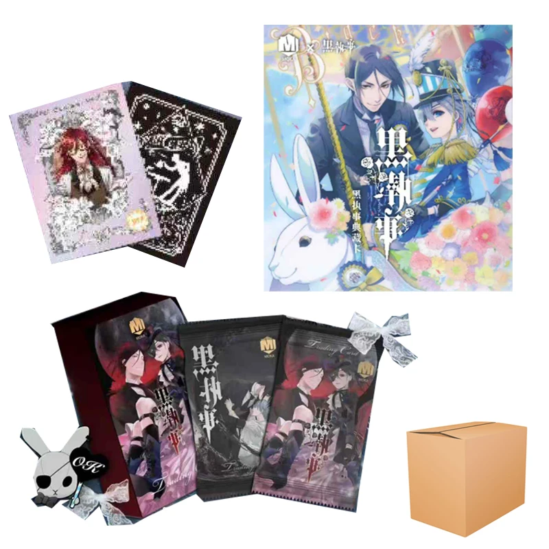 Black Butler Collectible Trading Cards Special Price Wholesale Exchange 2025 Collection Playing Card Party Games