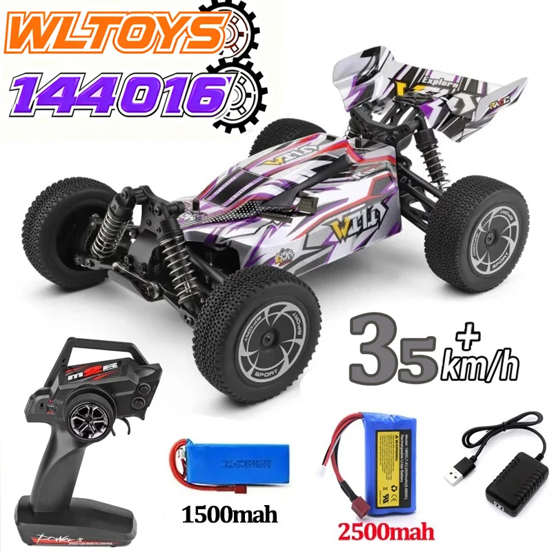 

Флагманская модель WLtoys 144016, 144001, 144010, высокоскоростной гоночный автомобиль с дистанционным управлением 4WD, 2,4G, 35/60/75 км/ч — подарок для детей