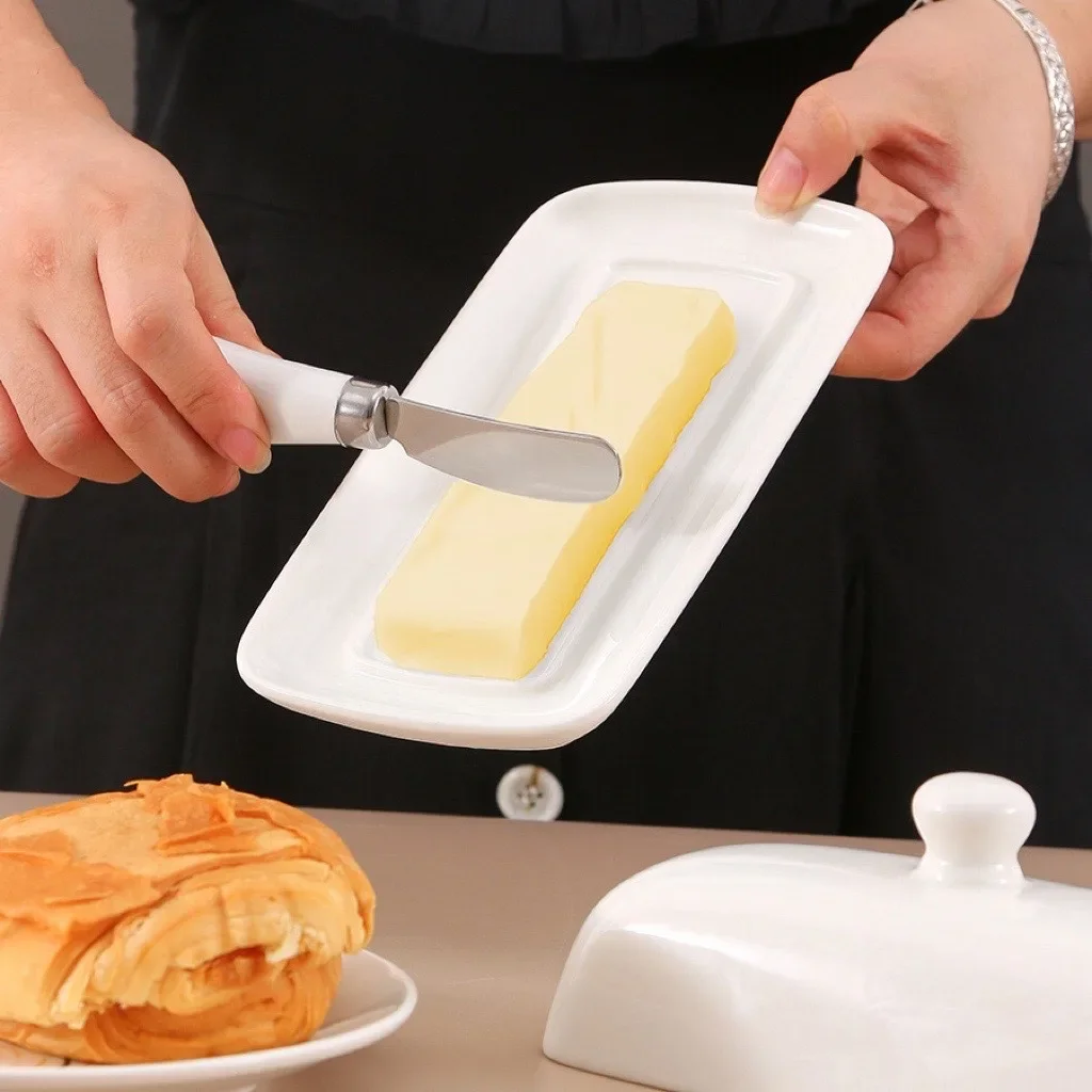 

# Customized Ceramic Yellow Rape With Lid Cheese Yellow Rape Western Ceramic Yellow Rape #