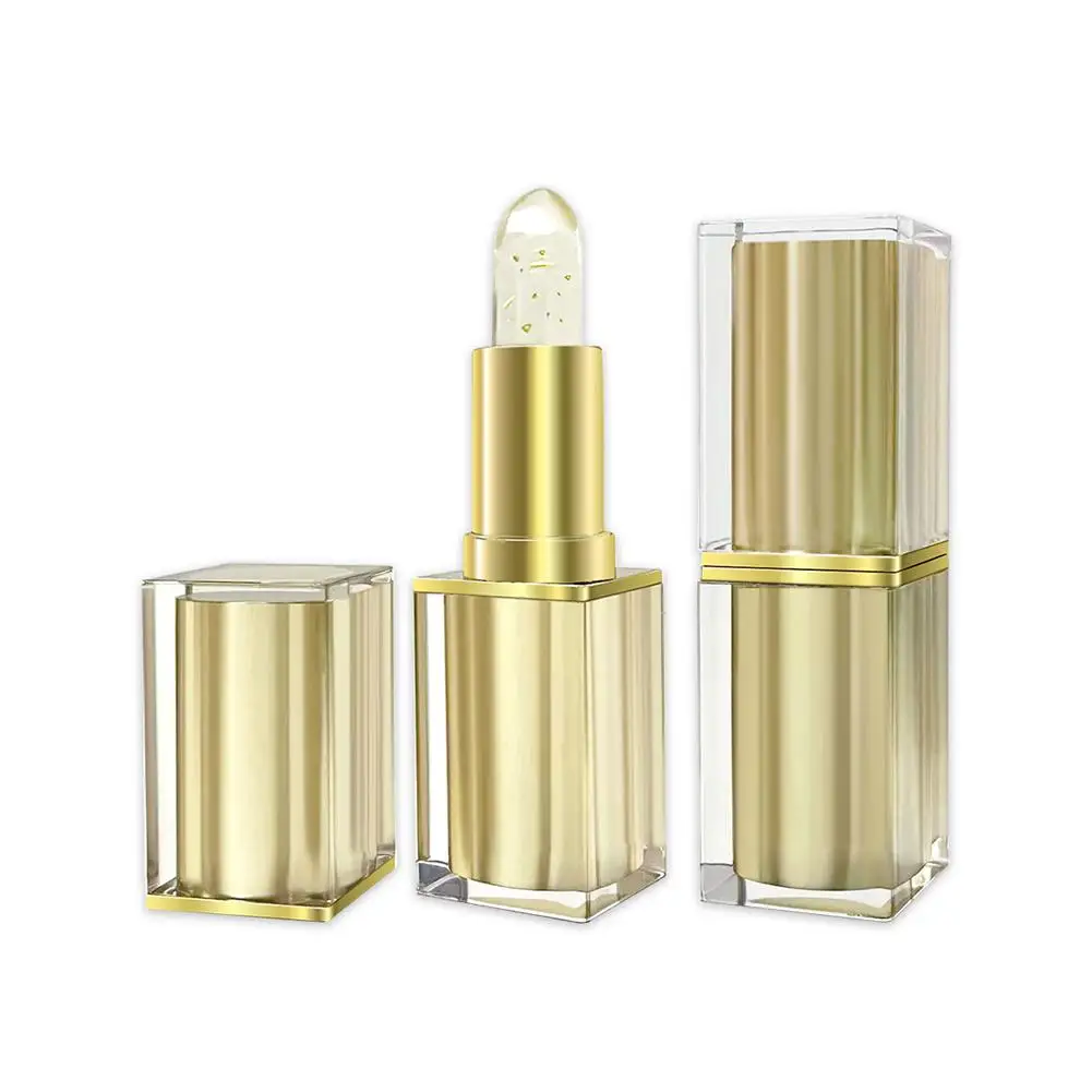 Rossetto fiore donna che cambia colore temperatura trasparente impermeabile idratante gelatina di cristallo balsamo per labbra perlescente cosmetico