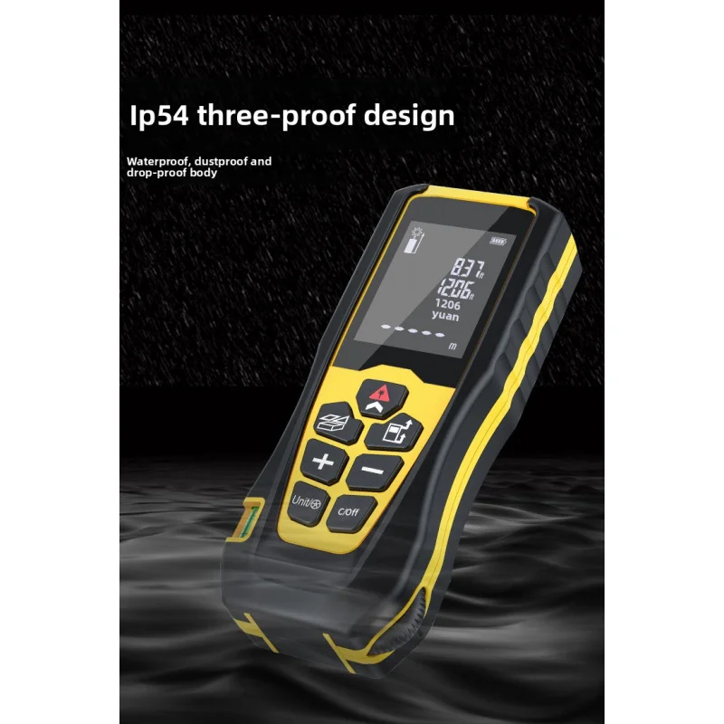 3 في 1 يده الضوء الأحمر الليزر الضوء الأزرق مقياس مسافات عالية الدقة الإلكترونية مسطرة قياس أداة قياس الغرفة