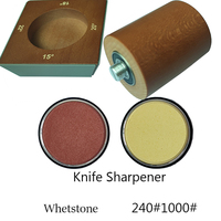 New Wooden【4 Angle】Rolling Knife Sharpener 15/18/20/22° Roller Sharpeners Professional Grinding System Diamond Sharpening Stone