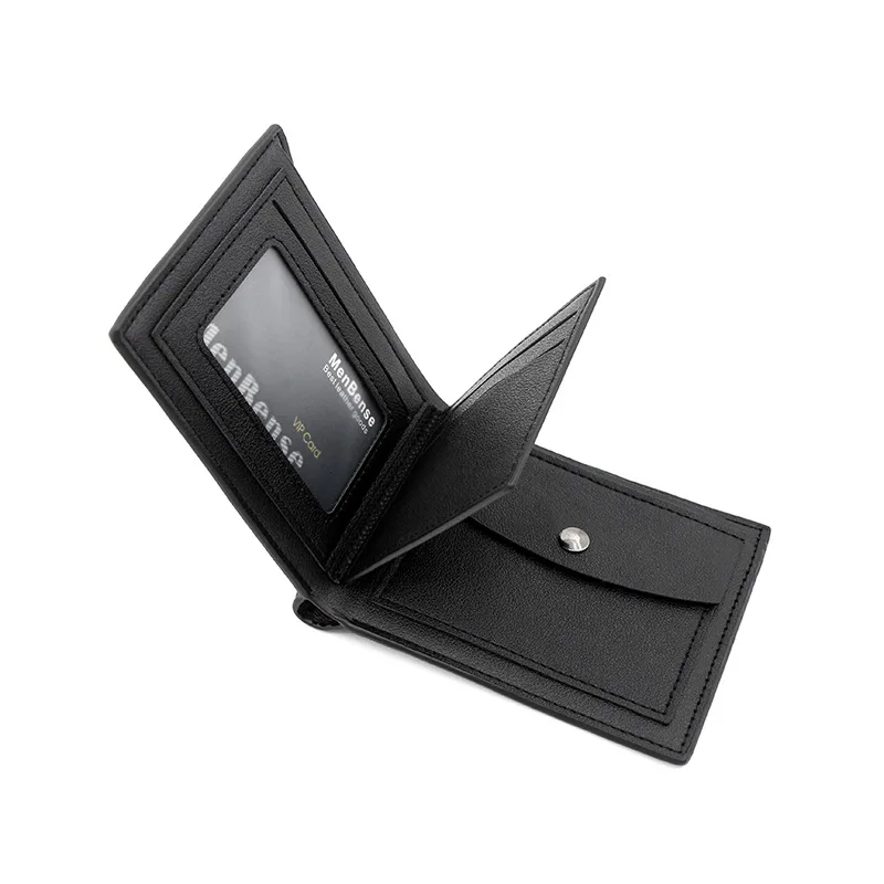 Men's PU Leather Wallet Vintage Men Coin Purse Anti-theft Credit Card Holder Money Bag Business wallet for men carteras