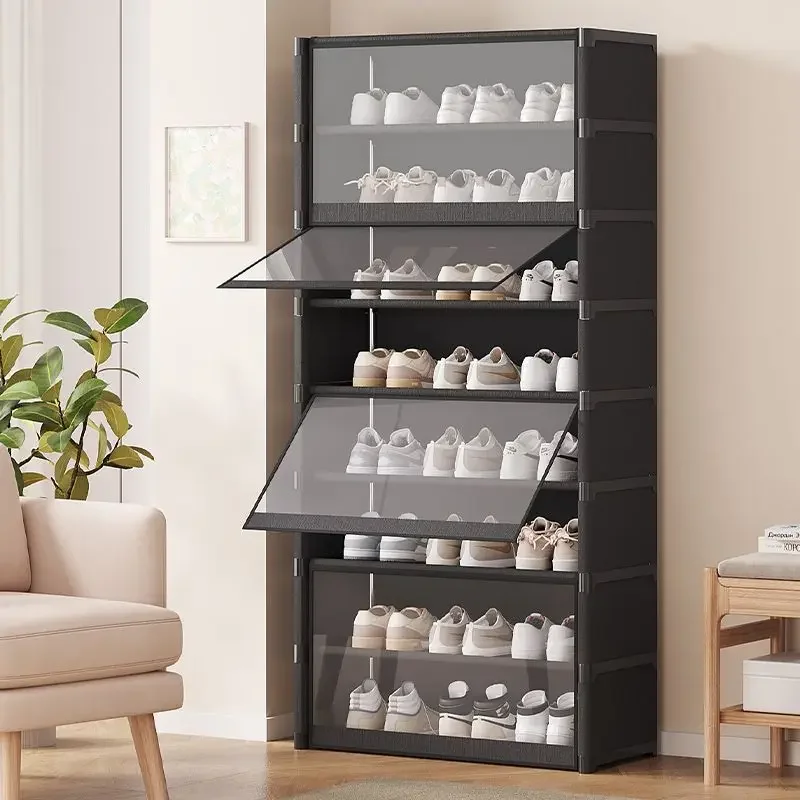 Transparent Shoe Rack, Large Capacity, Simple Visualization, Multi-layer Dust-proof Shoe Cabinet