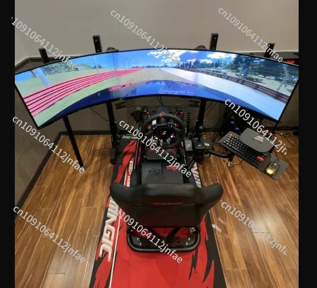 Racing Emulator Three Screen Monitor Frame Optical Seamless Splicing