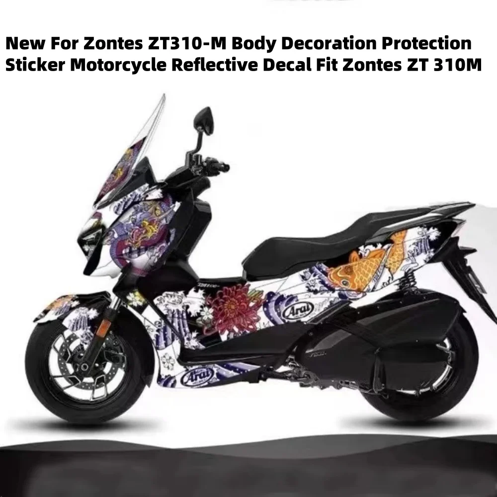 

New for Zontes Zt310-M Body Decoration Protection Sticker Motorcycle Reflective Decal Fit Zontes Zt 310m