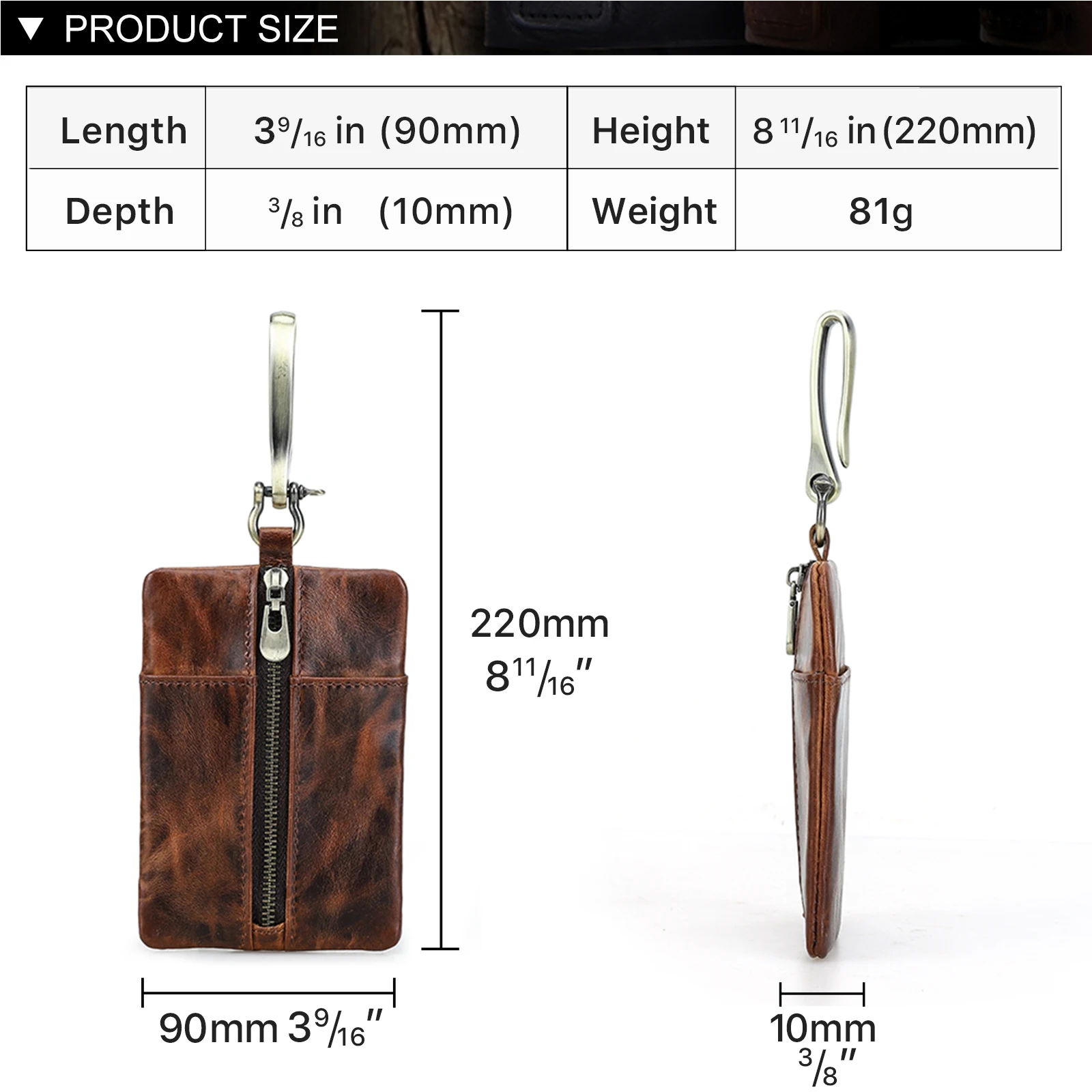Hiram ยุทธวิธี EDC Molle กระเป๋ามินิกระเป๋าสตางค์เข็มขัดเอว Pack Camping เดินป่าการล่าสัตว์กลางแจ้งเหรียญ