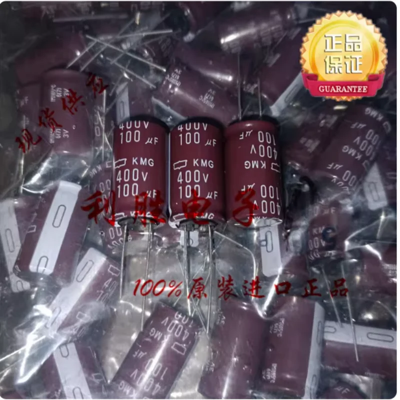 10pcs-100pcs-100uf-400v-capacitor-japones-ncc-black-diamond-400v100uf-18-315-kmg-105-graus