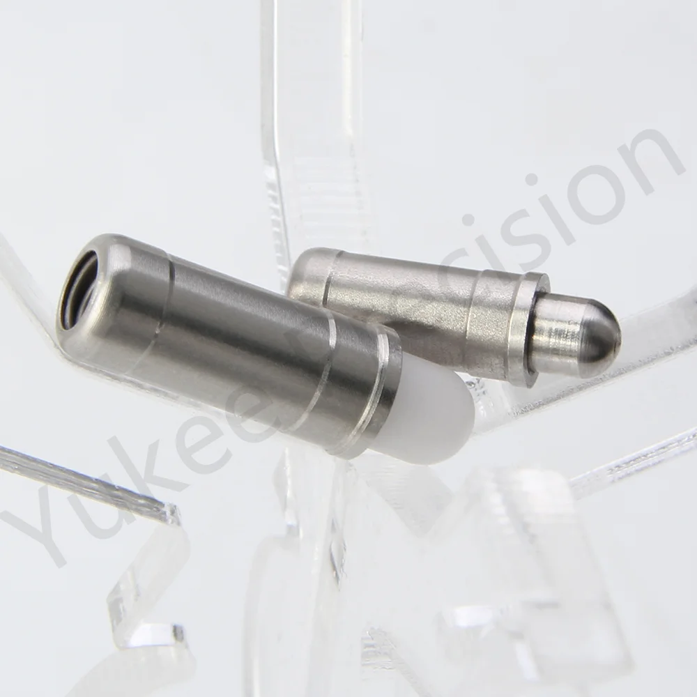 YK532 Dia:4mm~10mm Factory Supply Spring Locating Plunger Stainless Steel Body Nylon/Stainless Steel Pin Spring Loaded Plunger