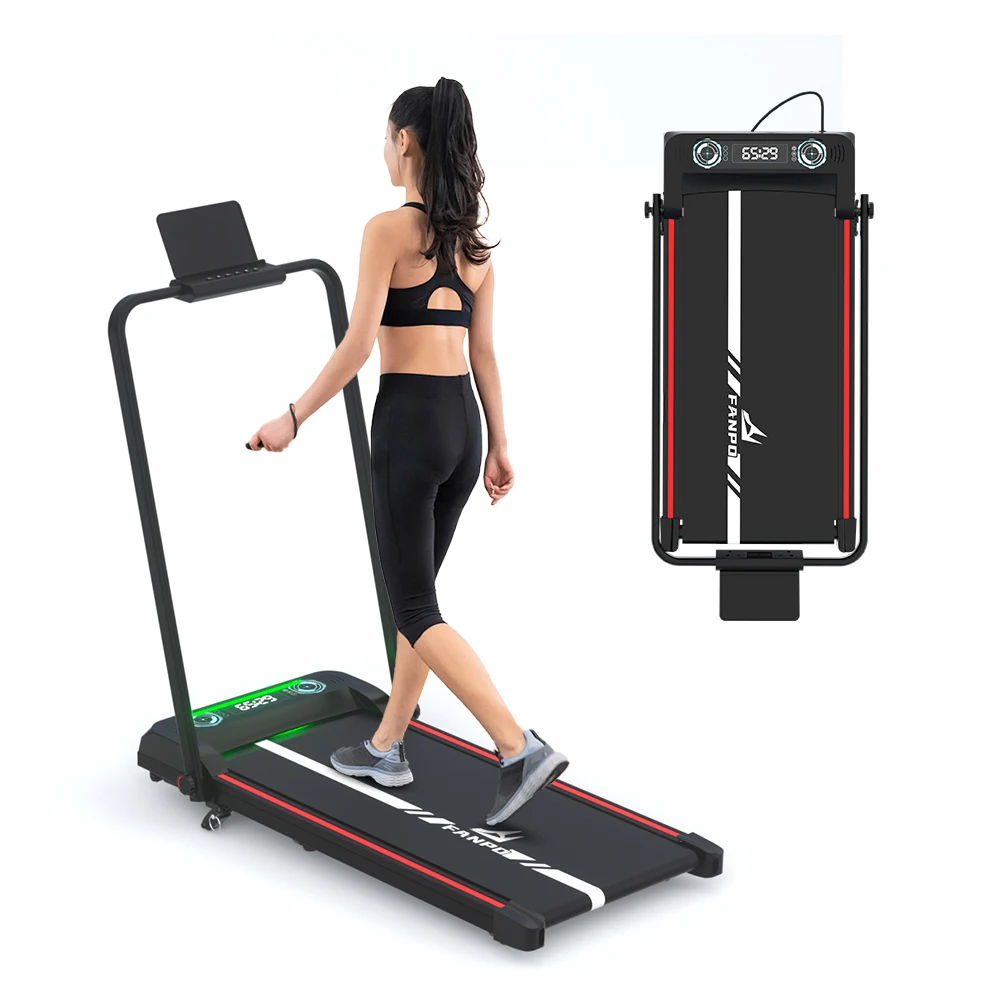 Customizable Electric Foldable Gym Treadmill Commercial Walking Pad with LED Display for Home Cardio Exercise Hot Sale