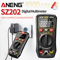 ANENG SZ202 Digital Multimeter 1999 Counts Tester Buzzer AC/DC Voltage 10A Current Meter Resistance Capacitor NCV Tester Tools