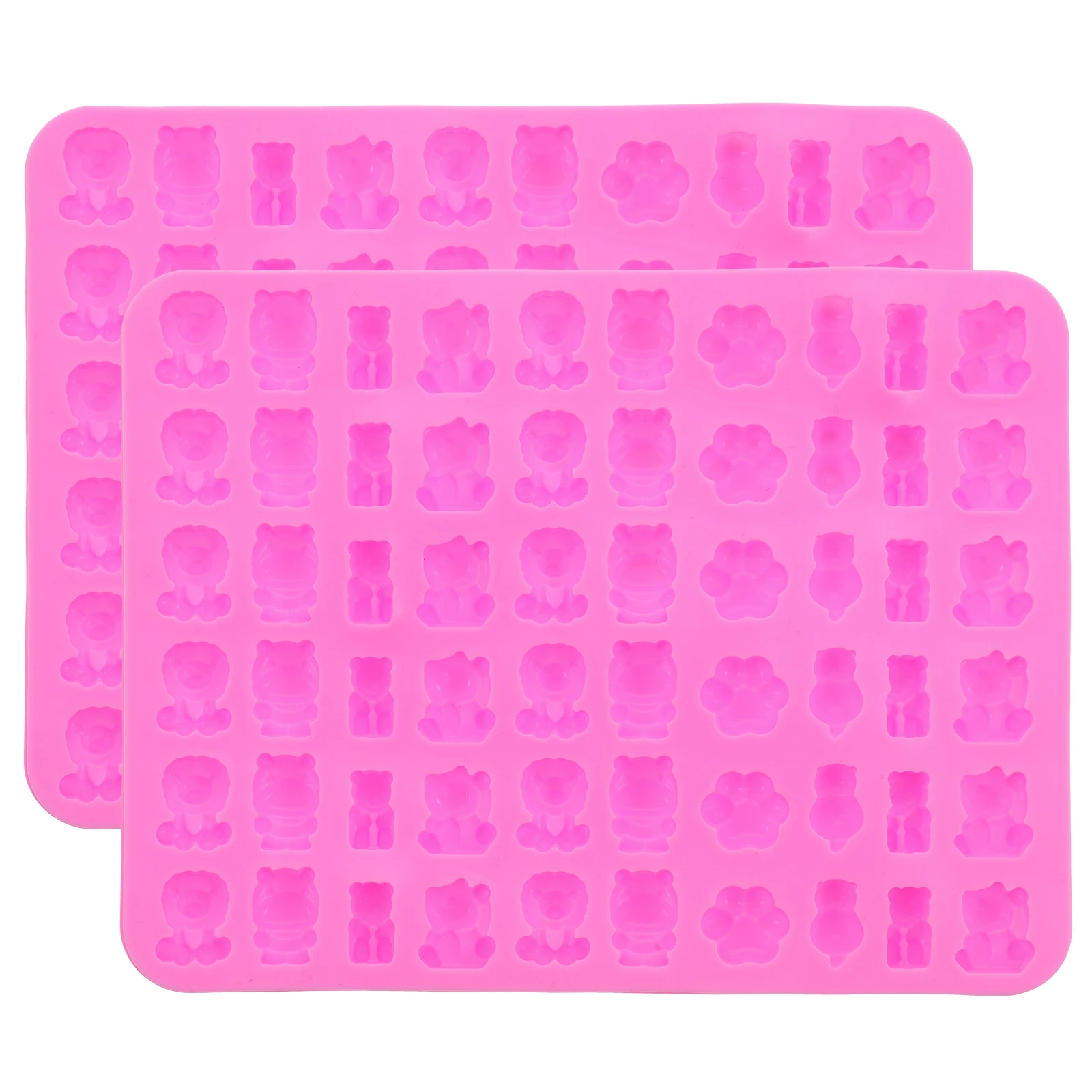

2Pcs Wax Seal Stamp Bead Mold Pink Food Grade Silicone Diy Candy Making Chocolate Molds For Gift Giving Home Use Small Stamps