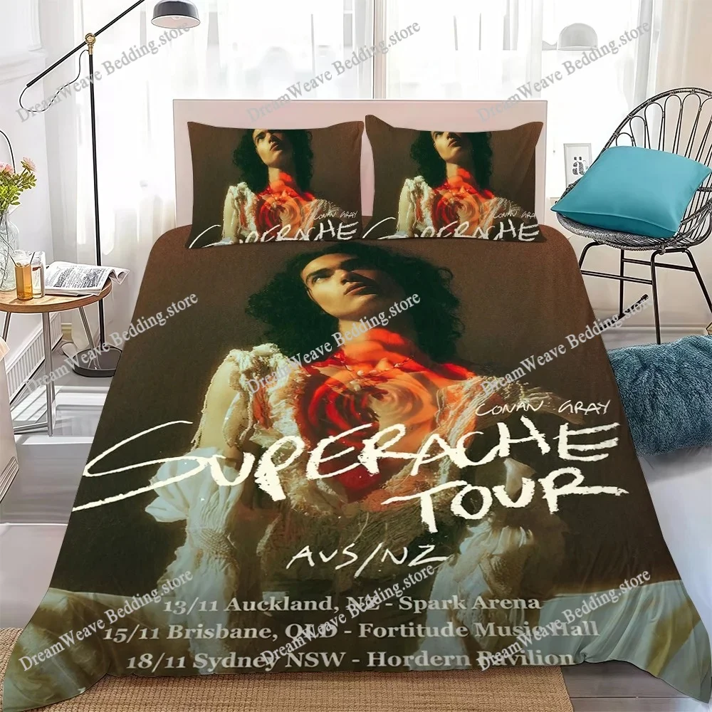 Conan Gray Singer Duvet Cover Set Home Style Bedding Soft Laundry Cotton Bed Student Dormitory Gift