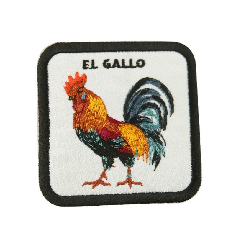 Picture 3: Embroidery Cloth Sticker, Cartoon Animal Bear Bee Adhesive Patch Clothing Accessories DIY Embroidery Badge