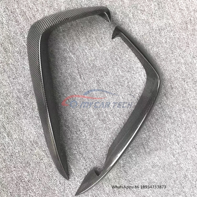 For 2017-2020 Audi A3 S3 Carbon Fiber Bumper Front Canards Body Kit