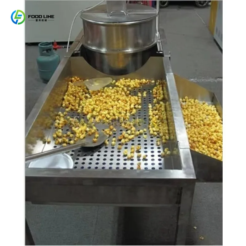 Customized Caramel Popcorn Maker Multifunctional Hot Air Corn Puff Snack Food Making Machine