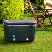 Ice Bath Tub Insulated Ice Cold Plunge Tub Outdoor Portable Ice Bath Pod for Athletes Cold Water Therapy Outdoor Cold Plunge Tub