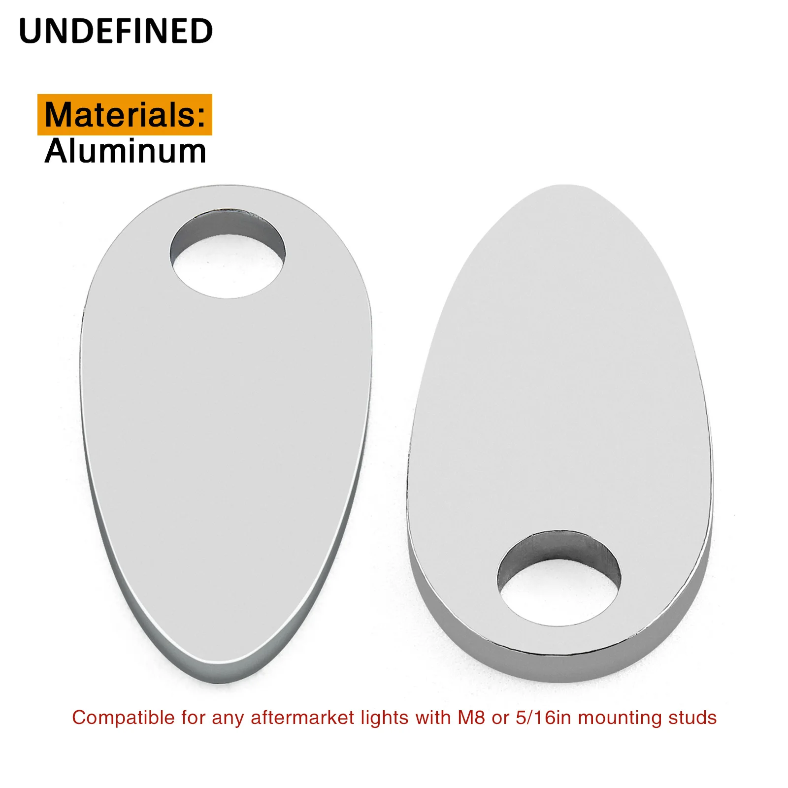 Fender Strut Turn Signal Adapters Plates Chrome Black M8 For Harley Softail Dyna Sportster Models 2002-2022