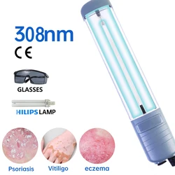 Uvb Lamba Fizik Tedavi Ekipmanları Dar Bant Fototerapi Lambaları Tıbbi Işık Kaynağı UV Led 308nm Uvb Vitiligo