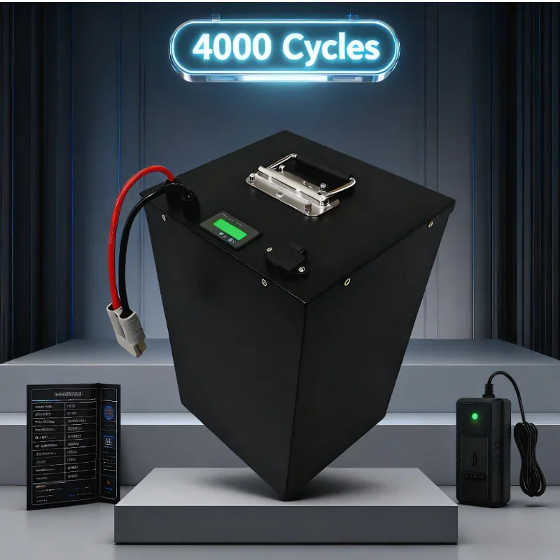 12 فولت بطارية أيون الليثيوم 60Ah-280Ah بطارية دورة عميقة قابلة للشحن ل 1KW 2KW لوحة طاقة شمسية العاكس التخييم في الهواء الطلق عربة جولف RV #3