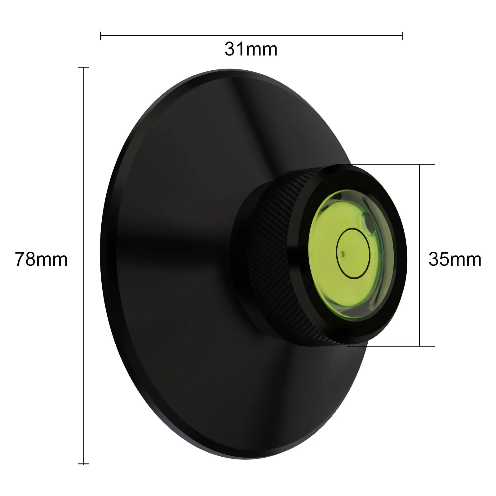 Stabilizator płyt HiFi, zacisk do gramofonu, aluminiowy obciążnik do płyt winylowych, zacisk — zdjęcie produktu 4