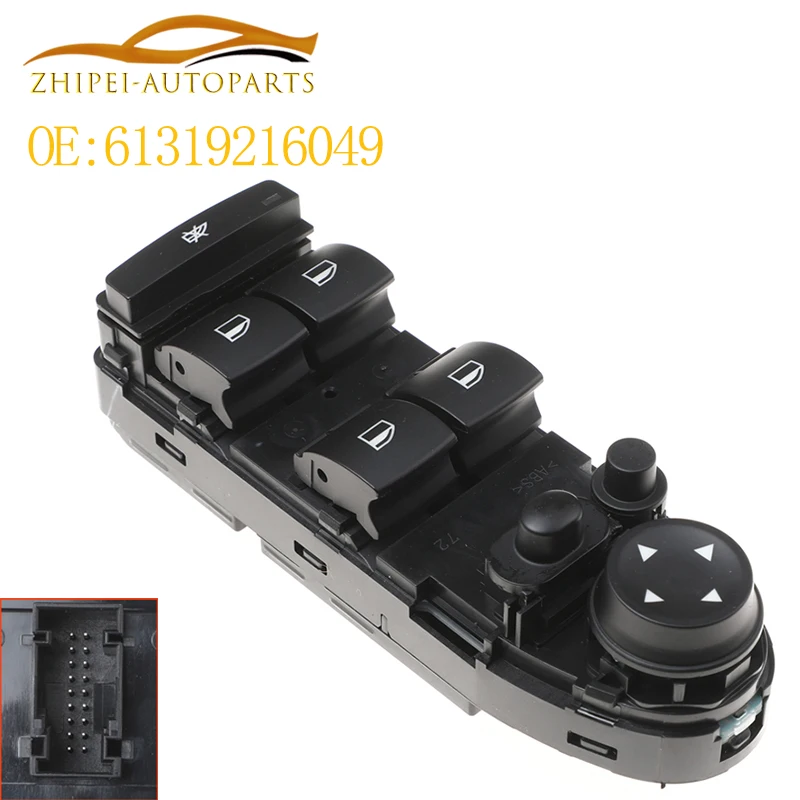 61319216049 Power Window Lifter Mirror Switch Control Unit Car 61319193659 For BMW E84 X1 2009-2015