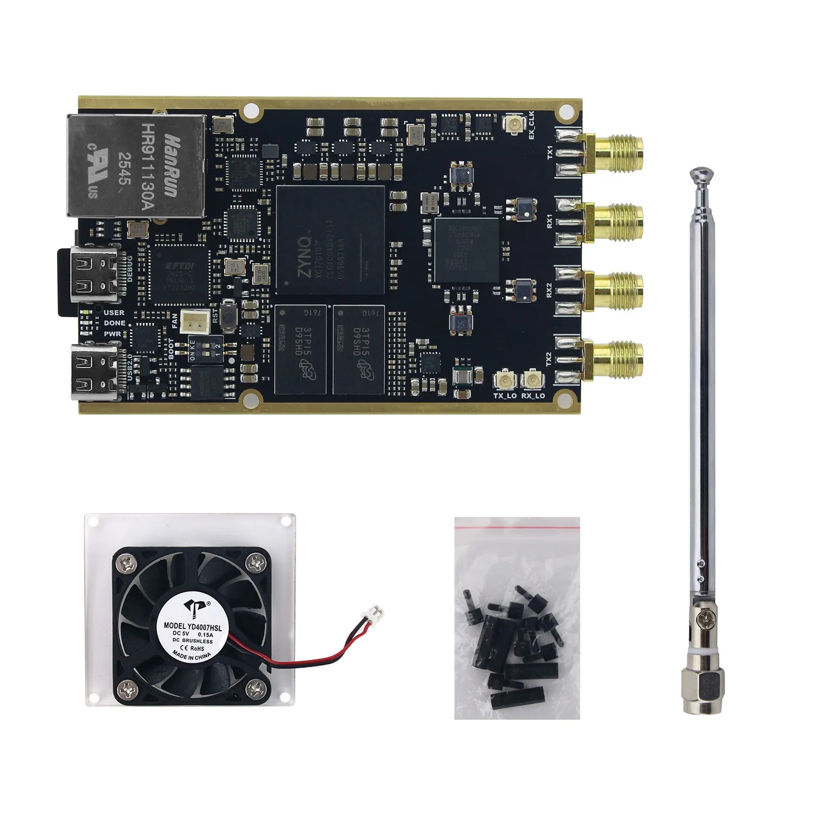 Wishcolor New 70MHz-6GHz Zynq7010+AD9363 SDR Software Defined Radio Development Board for Pluto SDR MATLAB