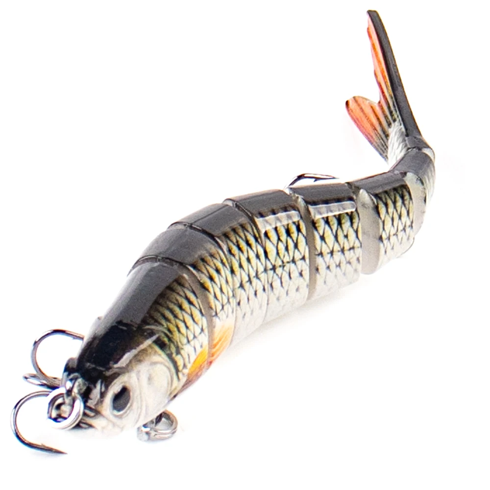 Magnisher 8-Segment Realistic Hard Fishing Lure 13.5cm/10cm Jointed Swimbait Lifelike Action Slow Sink Bait Fresh/Salt Water image 4