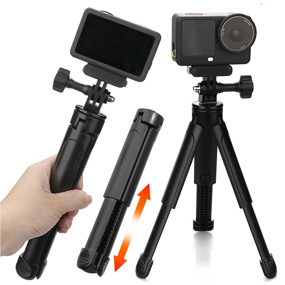 Portable Mini Tripod Selfie Stick Handle Grip with 1/4