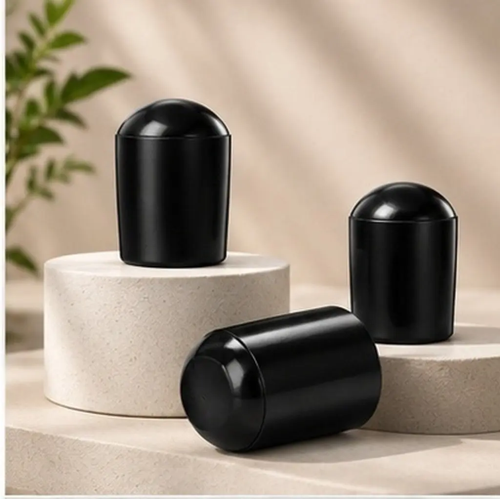 50Pcs Wire Hanger Protection Caps PVC Rubber End Caps Metal Tubing Screw Covers Hanging Hook Tips for Closet Garage Use