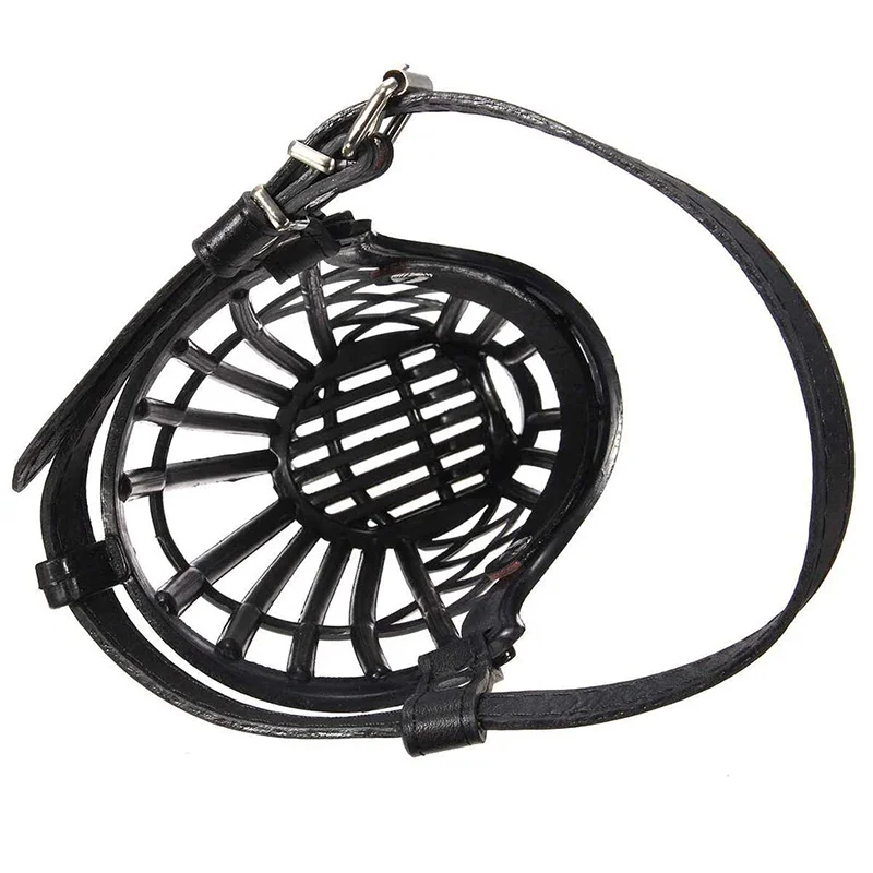 Strong Dog Muzzle Basket Anti-Biting Mouth Cover Dog Adjustable Straps Mask Protective Gear Pet Training Supplies