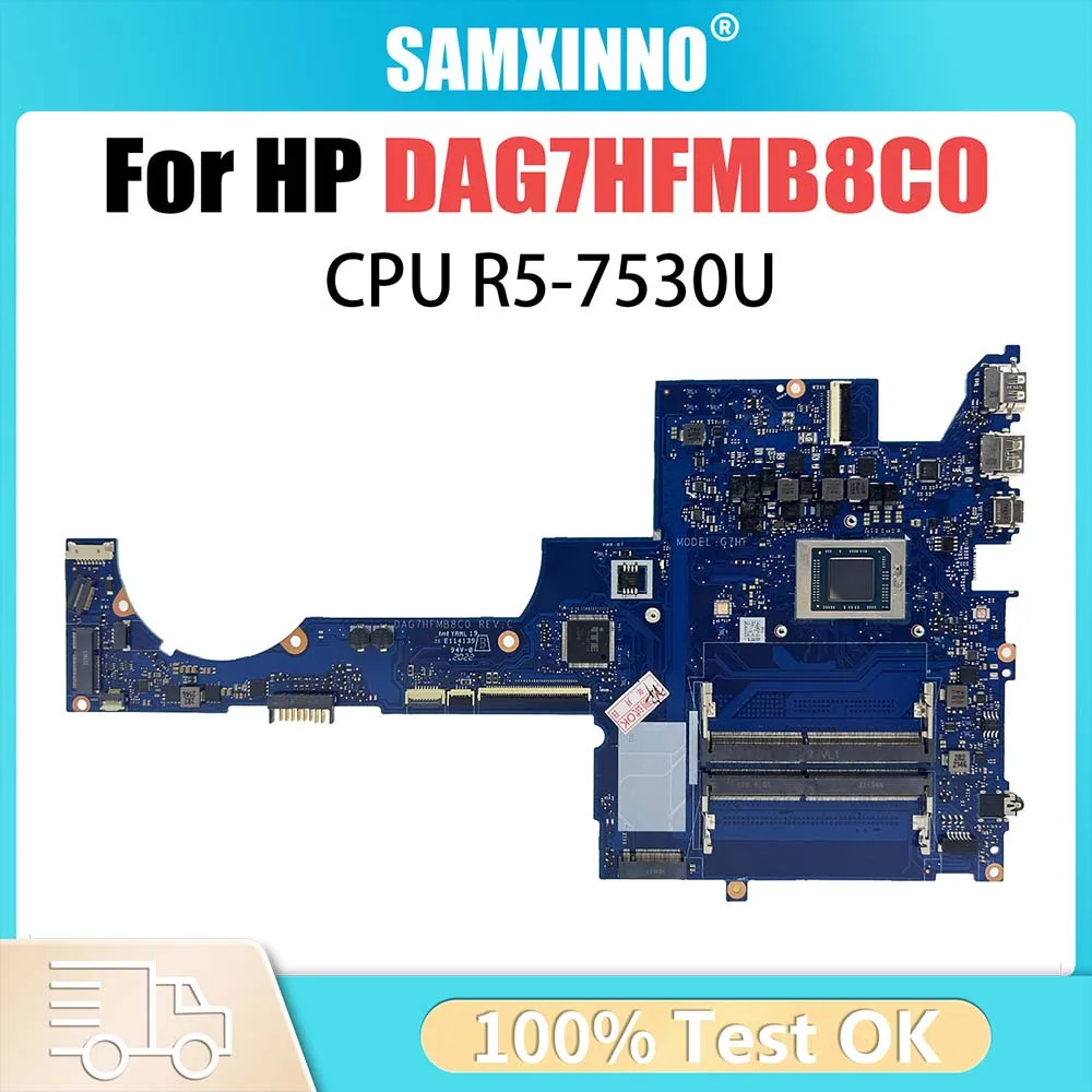 

DAG7HFMB8C0 Mainboard For HP Envy 15-EP M46331-001 M46331-601 Laptp Motherboard with CPU R5-7530U 100% Test OK