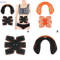 {MX} EMS Muscle Stimulator Hips Arms Abdomen Trainer Smart Abdominal Muscle Home Fitness Patch Massage Machine Stickers