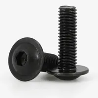 M2 M3 M4 M5 M6 M8 M10 ISO7380.2 Grade 10.9 black Flange Button Head screw With Washer Collar Inner Hex Socket Allen Screws Bolt