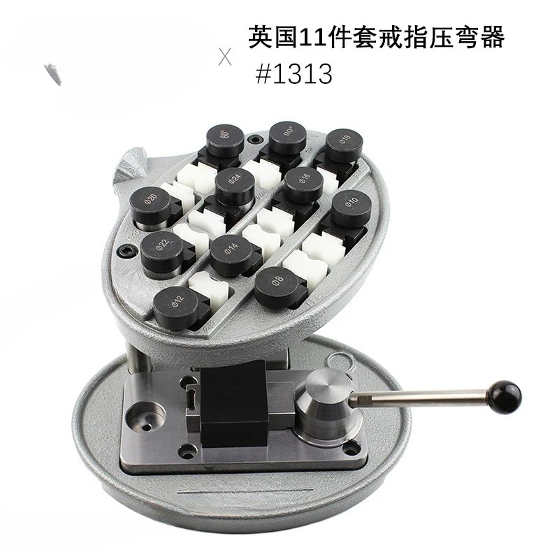 11-Piece ring bending machine with bending function, gold, silver and copper forming tool