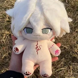 Stuffed 20cm Anime Game Danganronpa V2 Reload Nagito Komaeda Kawaii Figures Plush Dress Up Cotton Doll Toys for Kids Decor Gift