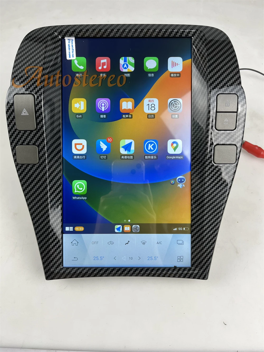 Carplay 12 iNCH Android 13 For Chevrolet Camaro 2010-2015 Tesla Screen Car GPS Navigation Multimedia Player Radio Tape Recorder