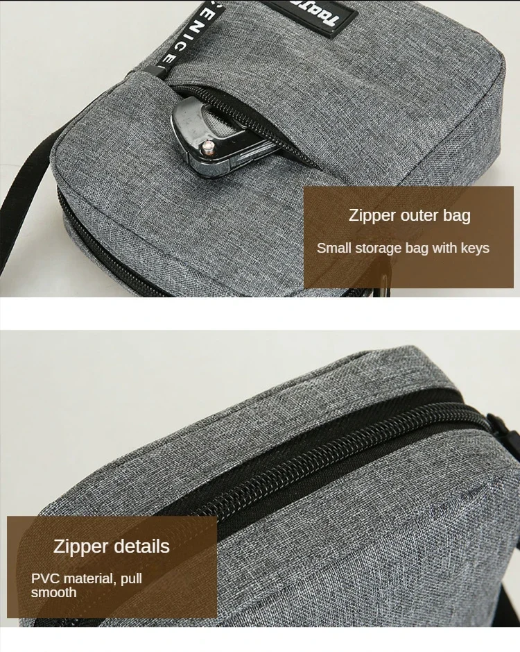 Sacs Oxford imperméables pour hommes, sac à bandoulière Messenger, sacs d'affaires pour hommes, initiés à la mode, nouveau, 2024