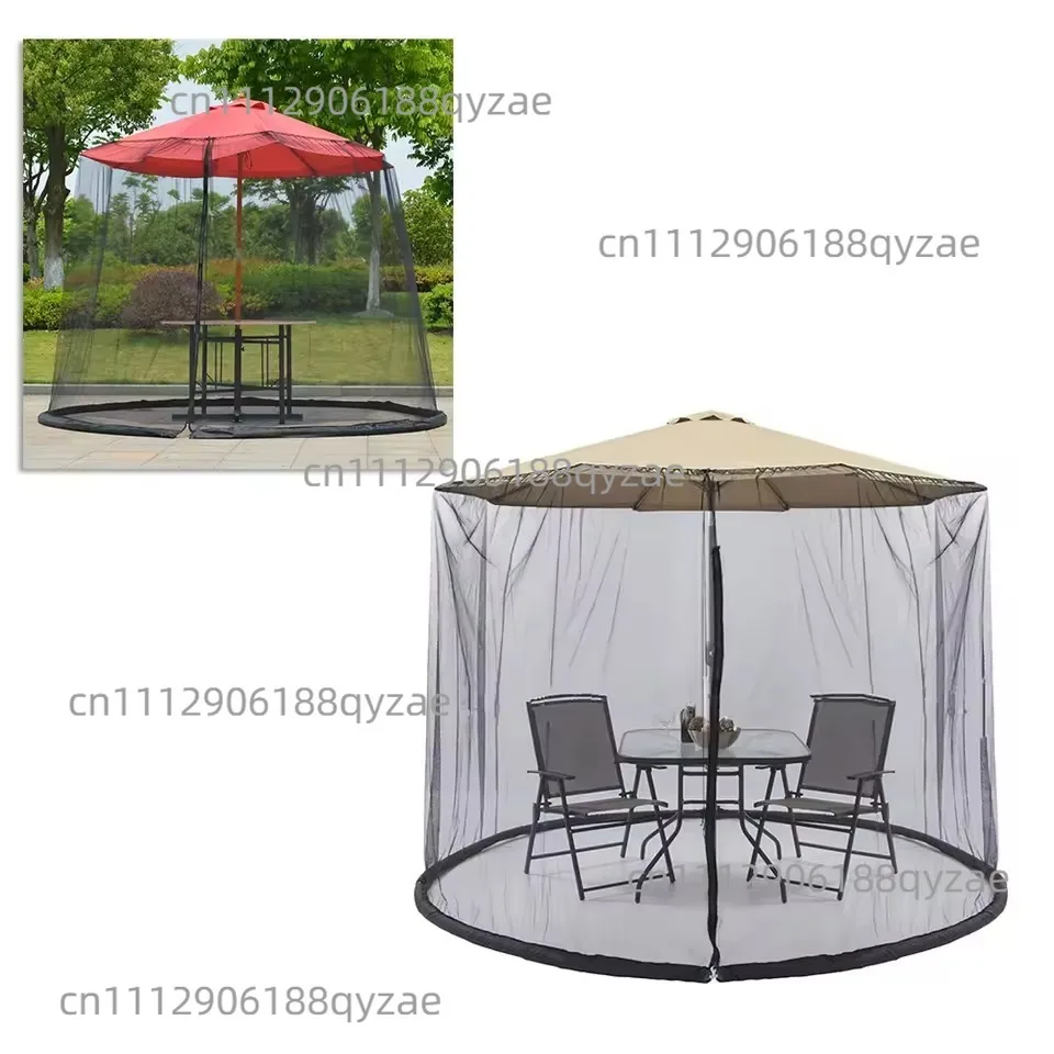 Outdoor mosquito net Parasol Mosquito  Garden Roman umbrella Mosquito net Anti-mosquito Sun umbrella Mesh cover