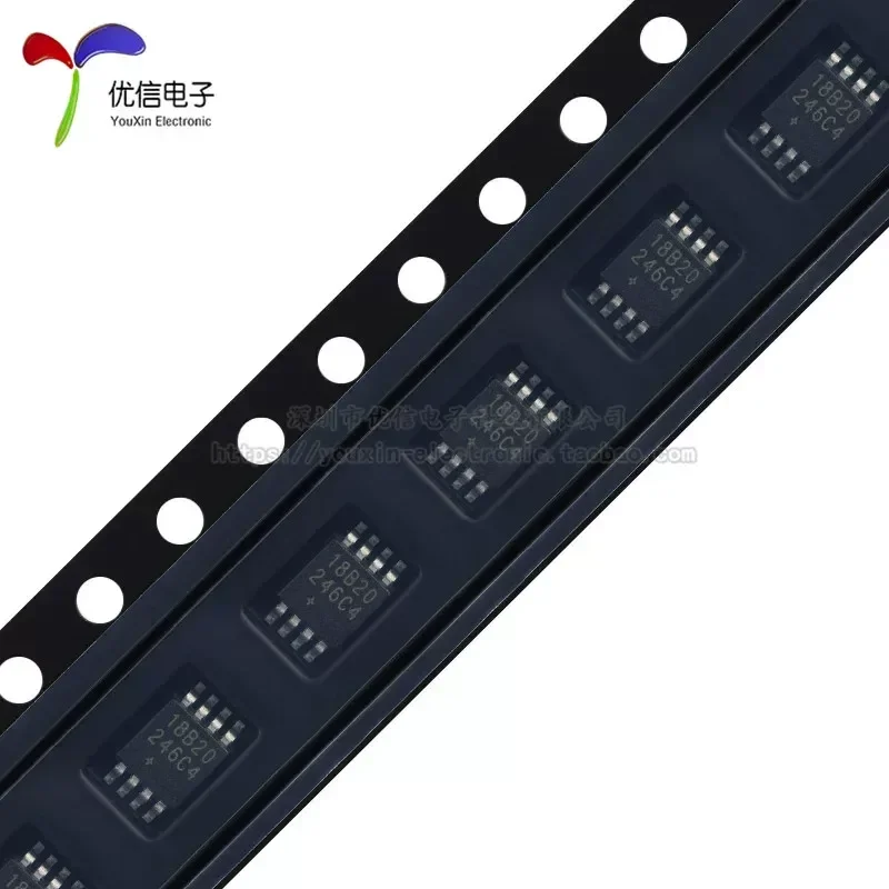 for DS18B20U+T&R FSOP-8 Programmable Resolution Single Wire Digital Thermometer Chip Original Genuine