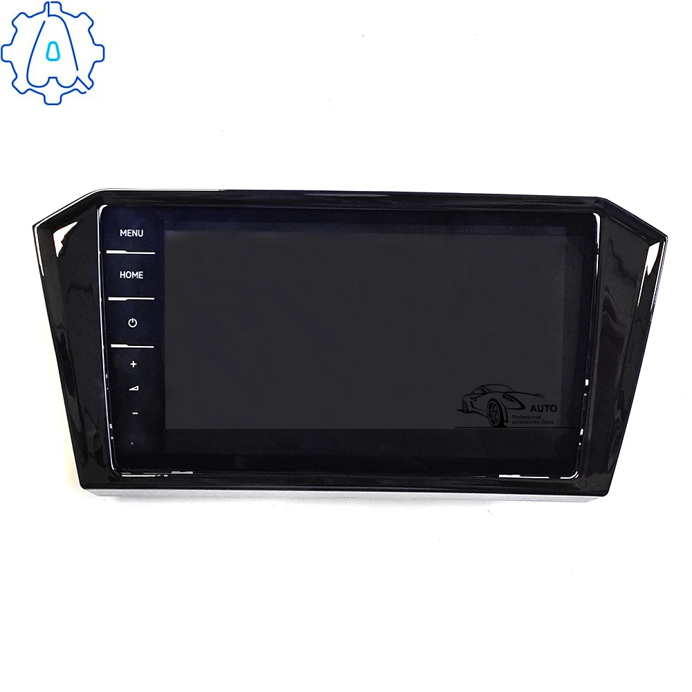 

For VW Passat B8 9.2-inch multimedia LCD display screen radio and painted black decorative frame 5G6 919 606 D 5G6919606D