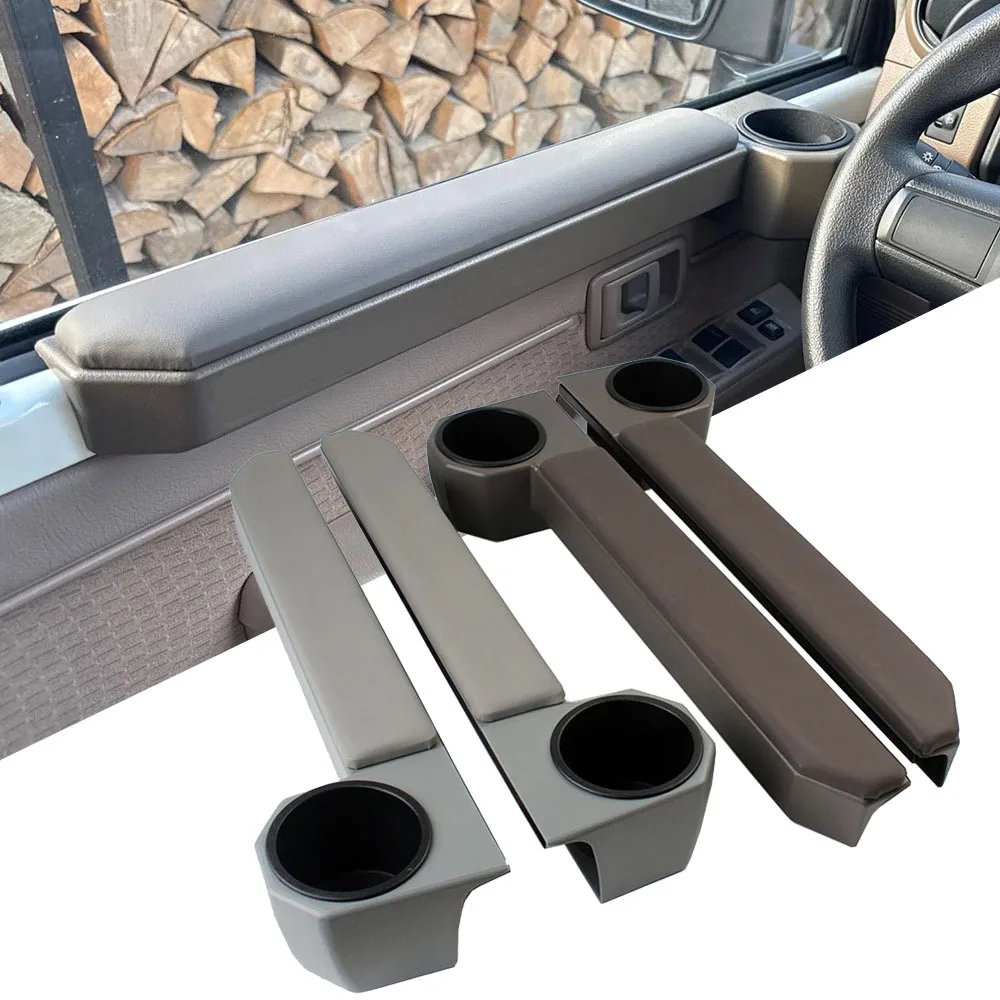 For Toyota Land Cruiser 70 Series LC70 LC75 LC76 LC78 LC79 Accessories Pair Magnet Door Armrest Cup Holder Car Organizer