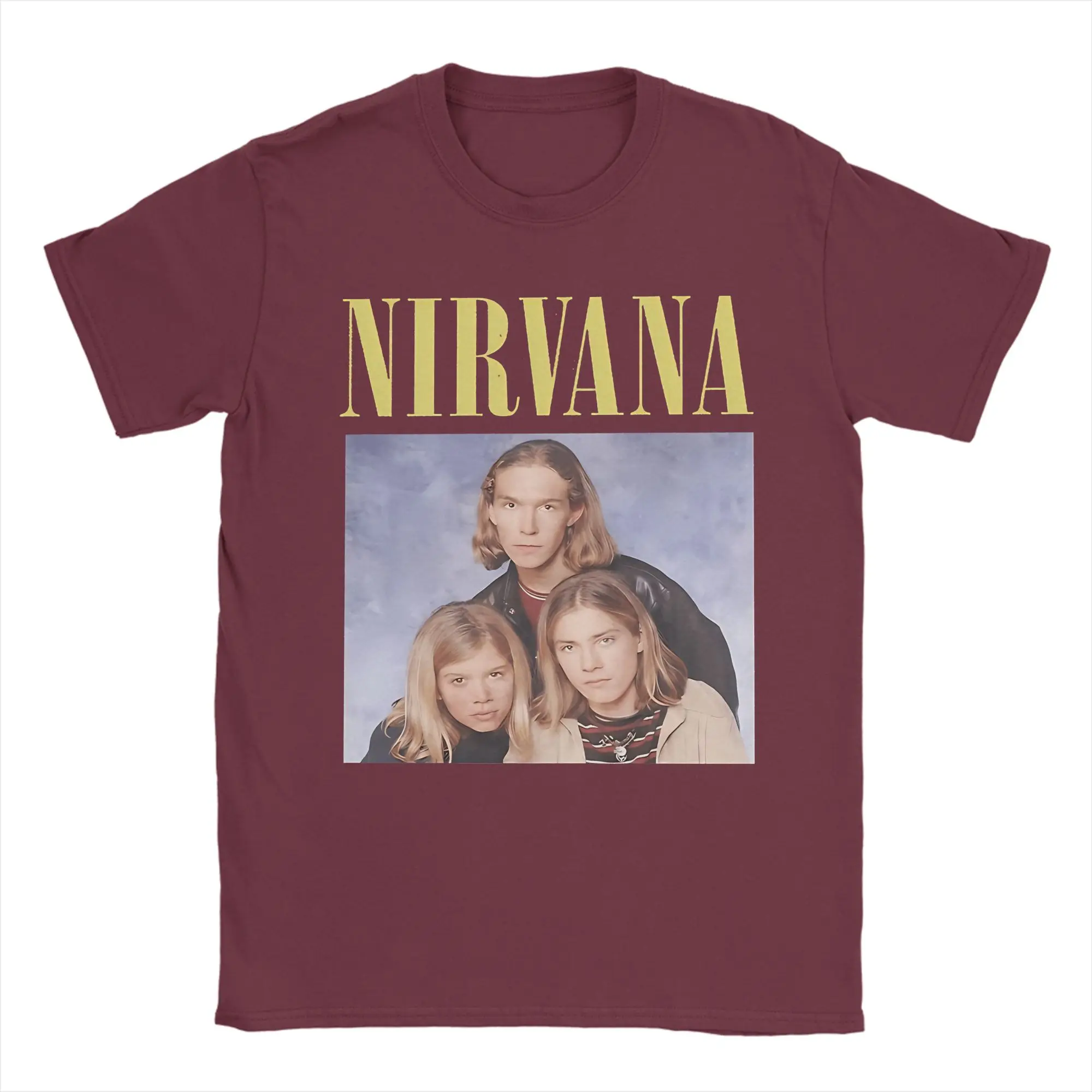 Vintage T-Shirt Sommer Nirvana Hanson Freizeit-T-Shirts Baumwoll-T-Shirt für Herren Y2K Casual Plus Size 6XL Kurzarm-T-Shirts