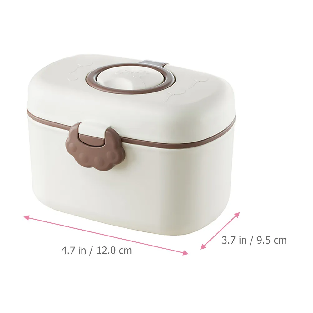 2Pcs Travel Formula Dispenser Portable Baby Formula Container Scoop Design Sealed Milk Powder Box for Infant on The