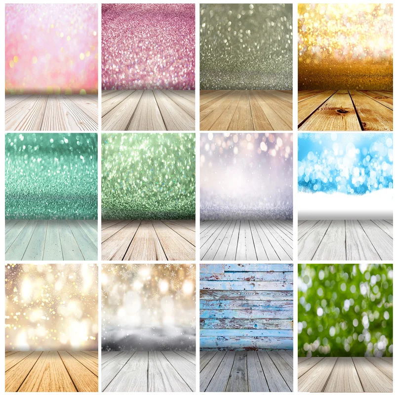 Vinyl Abstract Bokeh Photography Backdrops Props Glitter Facula Wall And Floor Photo Studio Background 21222 LX-1014
