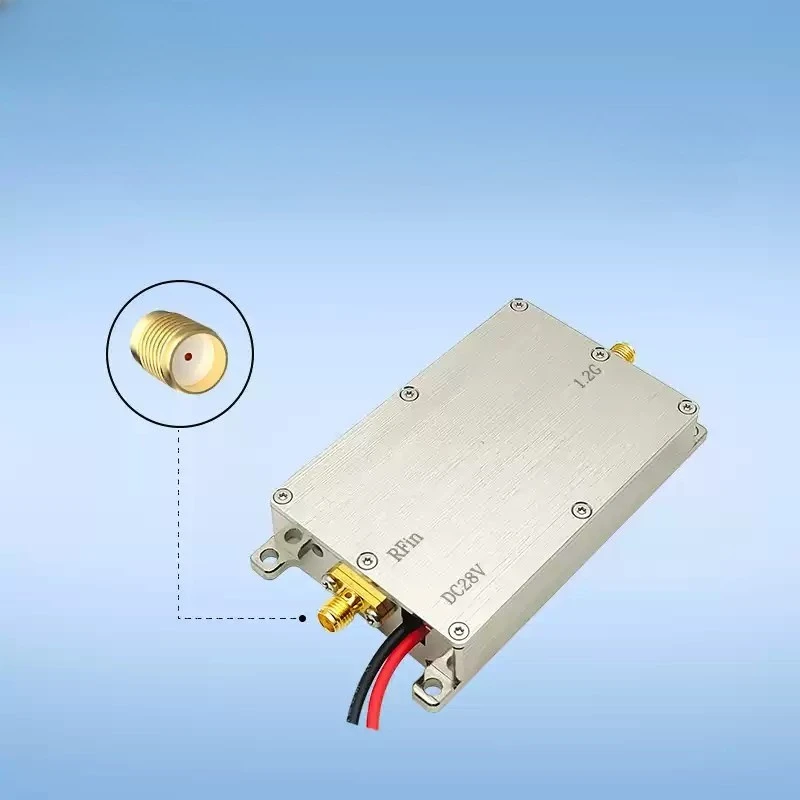 1.2G unidirectional signal amplifier enhances 50W single-input single-output module signal amplifier signal